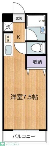 ハイツ空眠の物件間取画像