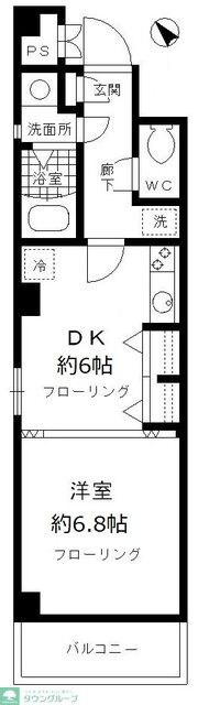 ぐらんぽると国立の物件間取画像