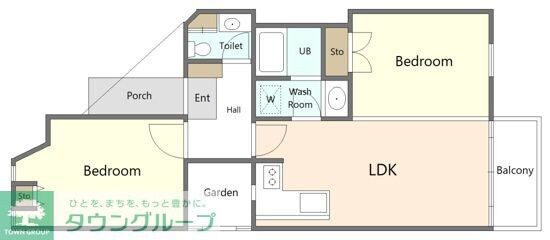 ヒルサイドイン国分寺 の物件間取画像