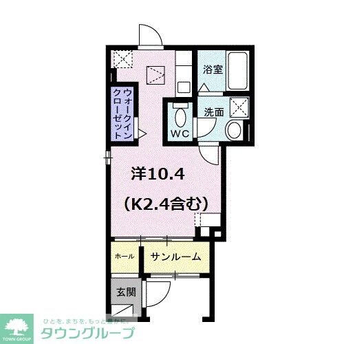 クオーレ国立の物件間取画像