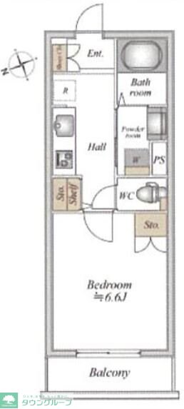 ザ・フォレスト立川の物件間取画像