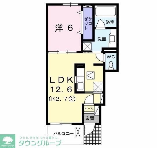 レスポワールの物件間取画像