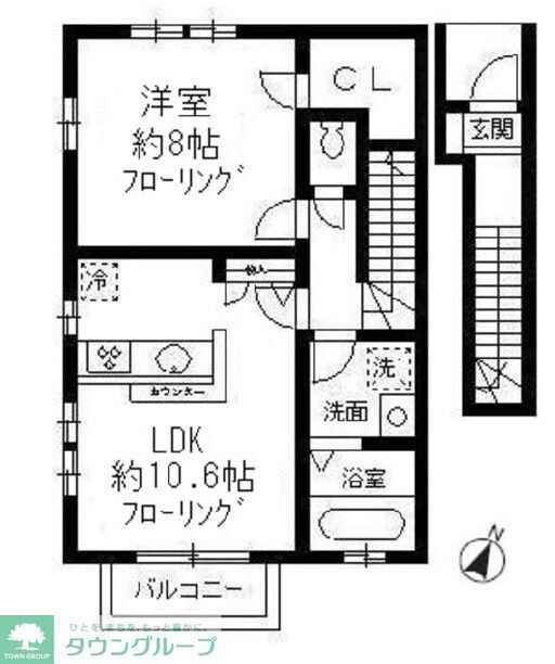 サウスソシアの物件間取画像