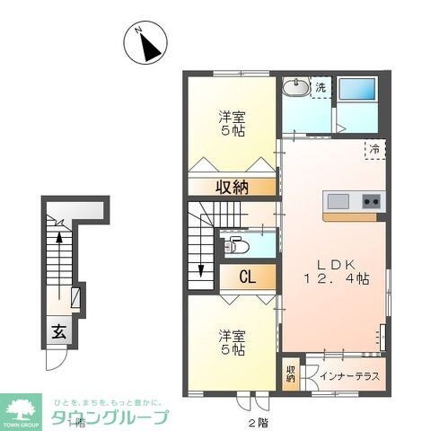 ジュアンの物件間取画像