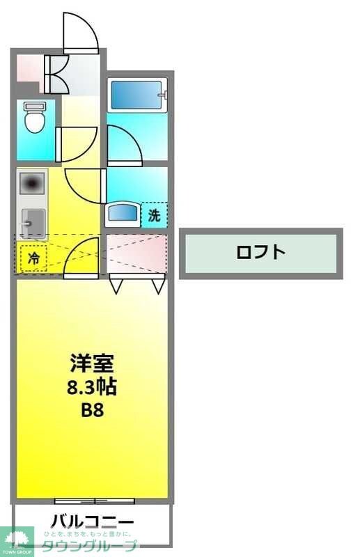 ハイツけやき七番館の物件間取画像