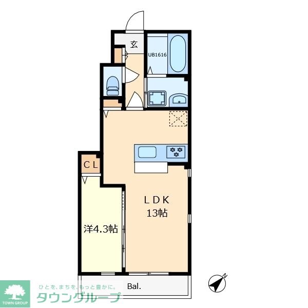 Sweet HomeIIの物件間取画像