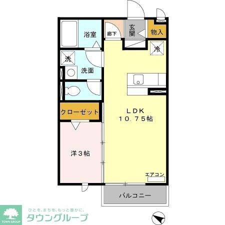 ヴェルドミールAの物件間取画像