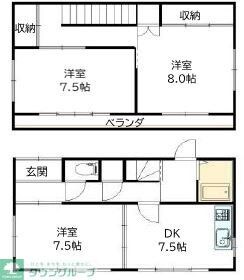 森貸家の物件間取画像
