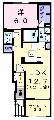 ヴァン・ラフレシールの物件間取画像