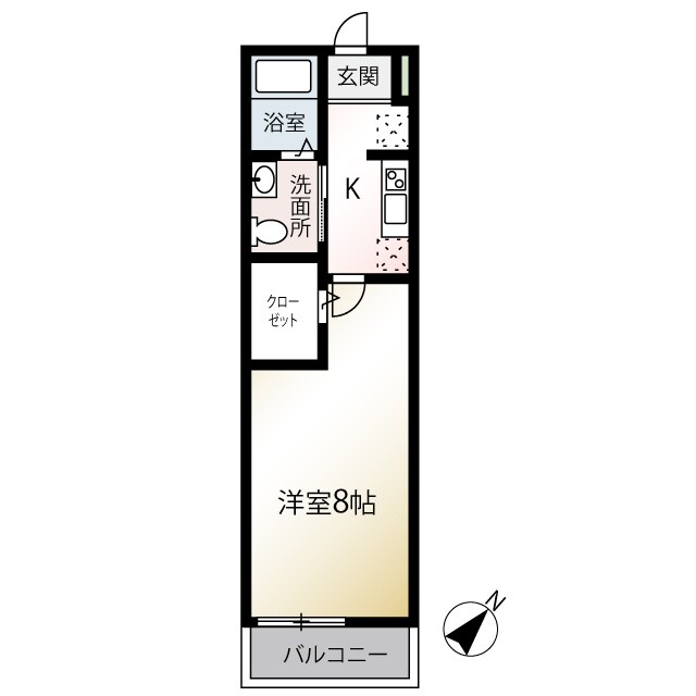 MQuarto拝島Iの物件間取画像