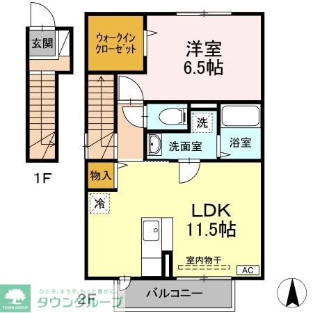 サンモールエイトの物件間取画像