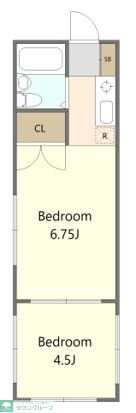 ロイヤル牛浜の物件間取画像