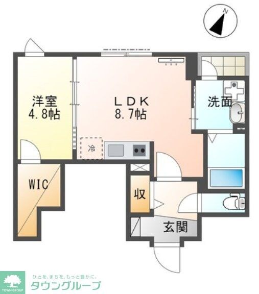 ボス バレーヒルの物件間取画像