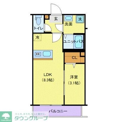 VOGUEの物件間取画像