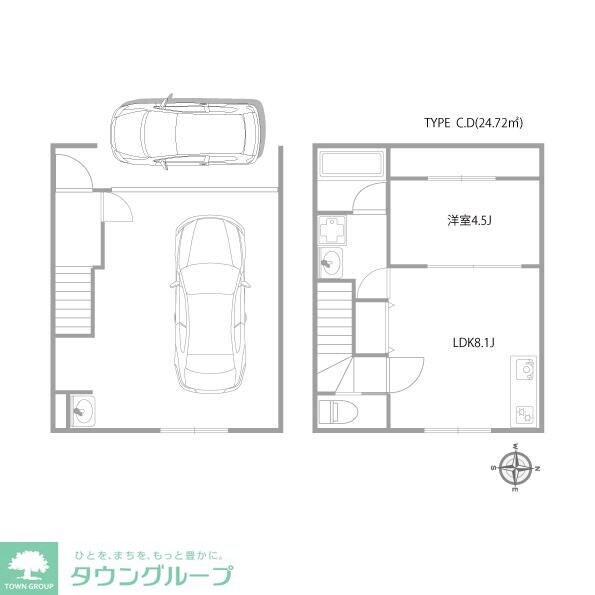 Blue Pit八王子ICの物件間取画像