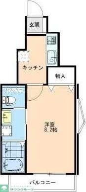 フォルネットの物件間取画像