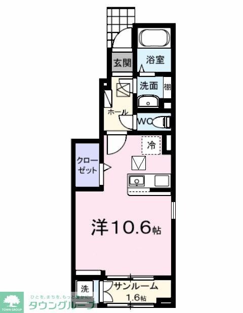 ヒルズ山王林の物件間取画像
