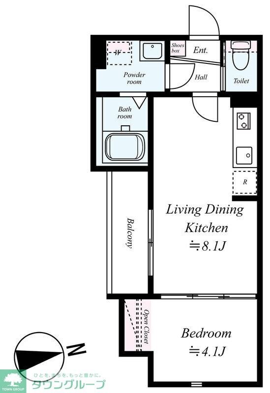 GRADUS拝島の物件間取画像