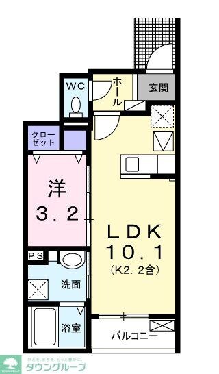 ラ・シモーヌ・メゾン MHの物件間取画像