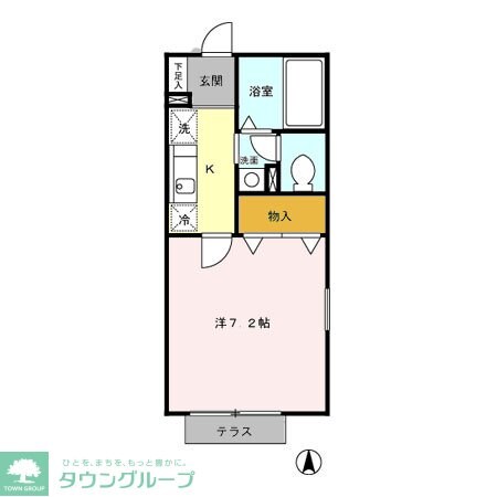 ティアナの物件間取画像