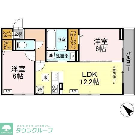 ビューテラスの物件間取画像