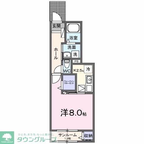 ハーヴェストの物件間取画像