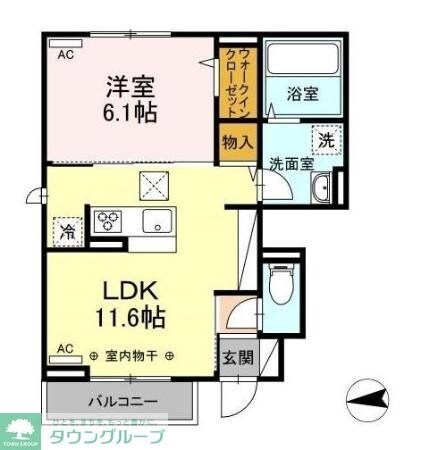 グランドソレイユの物件間取画像