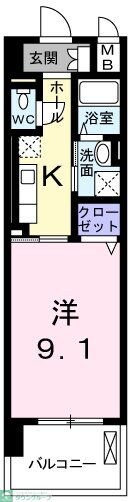 フォレストフィールドのがみの物件間取画像