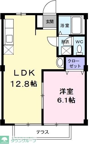 ニューシティー中芝の物件間取画像