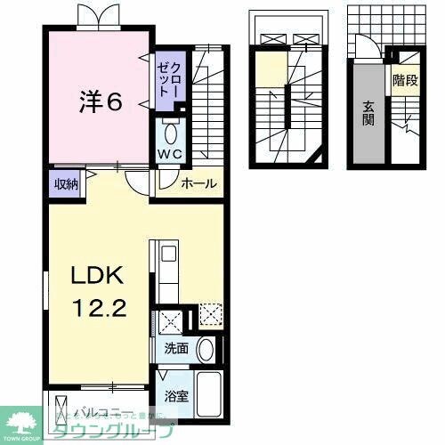 フォリエージュの物件間取画像