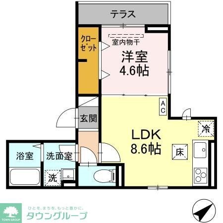 パティオ果山の物件間取画像