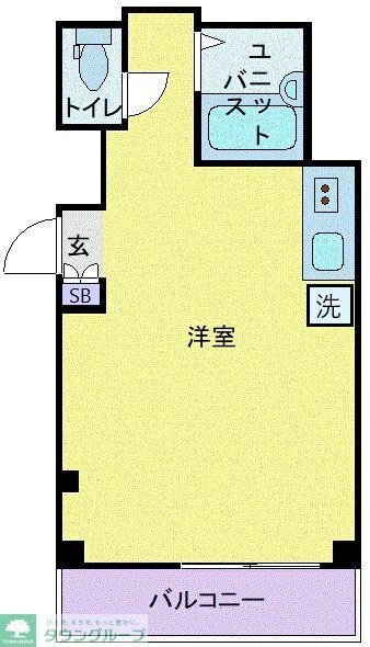 エルウィング立川の物件間取画像