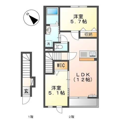 クオリアの物件間取画像