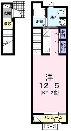 フォンターナ・ルチアの物件間取画像