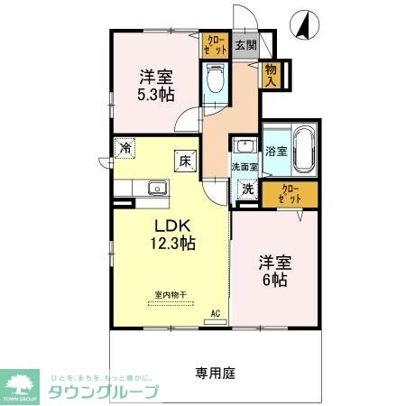 ファヴォーレIIの物件間取画像