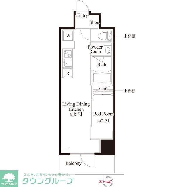 ハーモニーレジデンス東京武蔵関WEST SIDEの物件間取画像