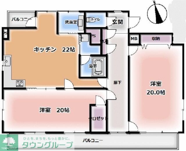日興ビル小金井の物件間取画像