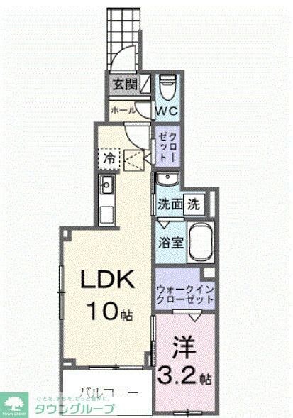 ピースフルIIIの物件間取画像