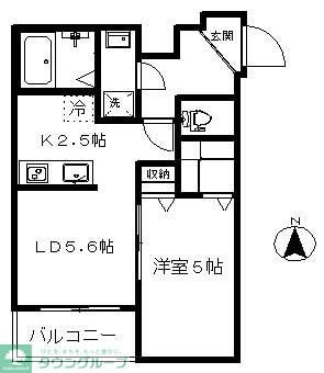 メゾン ドゥ ボヌールの物件間取画像