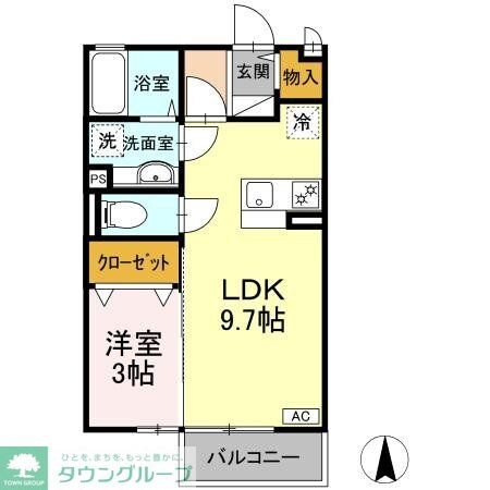 サンクレアIIの物件間取画像