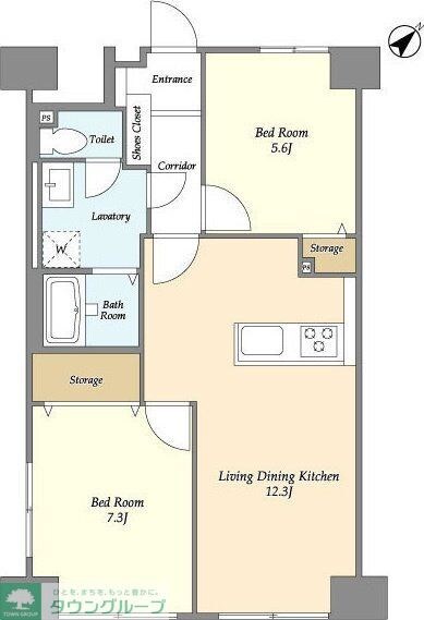 ロイヤルキャステージ恋ヶ窪の物件間取画像
