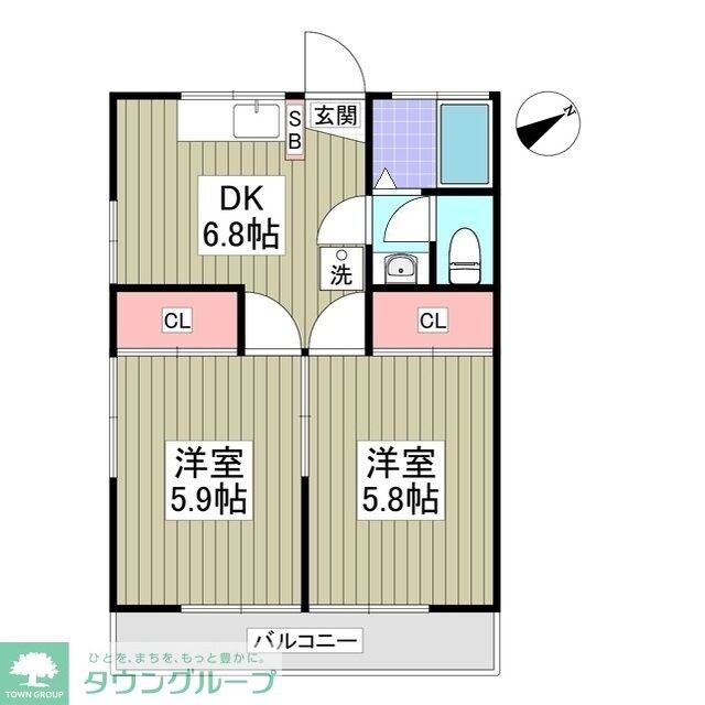 ハイツ久我山の物件間取画像