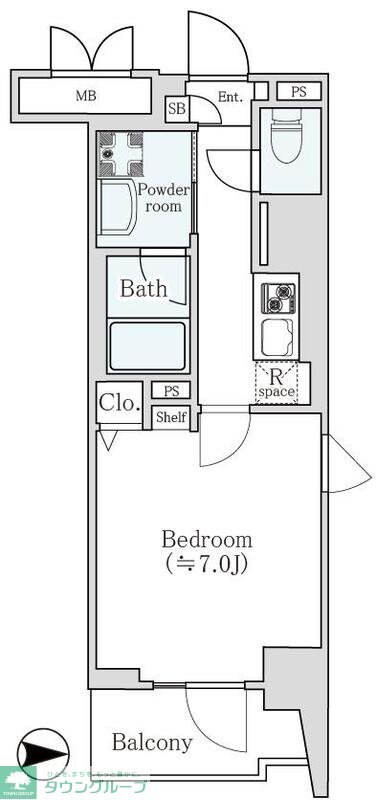 グランドレジデンス三鷹の物件間取画像