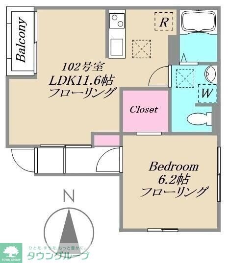 寿の物件間取画像