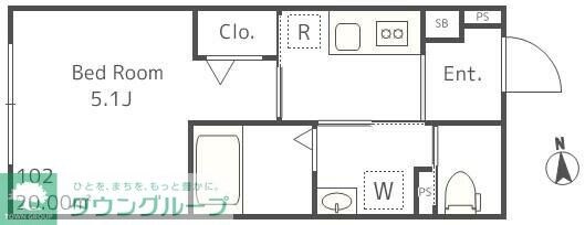 Kanoa Minamidaiの物件間取画像