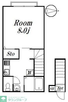 カーサNOBUの物件間取画像