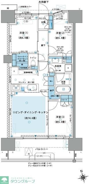 パークホームズ杉並上荻の物件間取画像