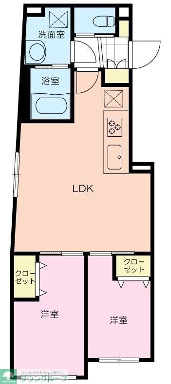 ウェルスクエア高井戸東の物件間取画像