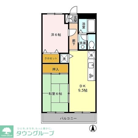 グレイスコートの物件間取画像