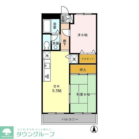 グレイスコートの物件間取画像